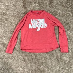 Slightly cropped Wisconsin Badgers long sleeve